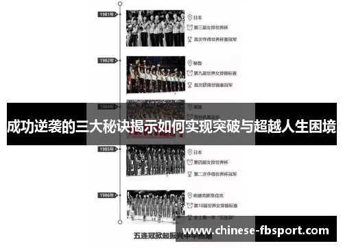 成功逆袭的三大秘诀揭示如何实现突破与超越人生困境